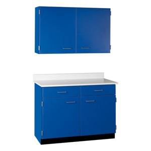 2-Door Wall Unit & 2-Door/2-Drawer Base Unit Cabinet Suite